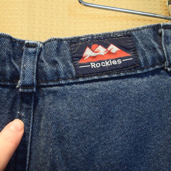 Rockies VTG High Waisted Western Trim Mom Jeans Womens 24 x 32 Vintage Cowgirl - Picture 6 of 10